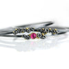 *Pink Tourmaline Bangle with French Knots - Wendy Stauffer of Fuss Jewelry