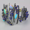 Sticks and Stones Cuff- Opals, Turquoise and Lapis. - Wendy Stauffer of Fuss Jewelry