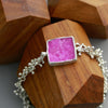 Cobalto Calcite on a Sprout Chain - Wendy Stauffer of Fuss Jewelry