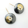 Midnight Discs with Pearl Clusters Earrings - Wendy Stauffer of Fuss Jewelry