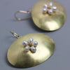 Gold Ovals and Pearl Flowers - Wendy Stauffer of Fuss Jewelry