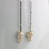 Long Gold Dotted Sticks with Pearl Clusters - Wendy Stauffer of Fuss Jewelry