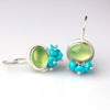 Prehnite with Turquoise Clusters - Wendy Stauffer of Fuss Jewelry