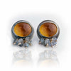 *Honey Quartz Post Earrings with Labradorite Fringe - Wendy Stauffer of Fuss Jewelry