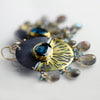 London Blue Topaz Split Disc Earrings - Wendy Stauffer of Fuss Jewelry