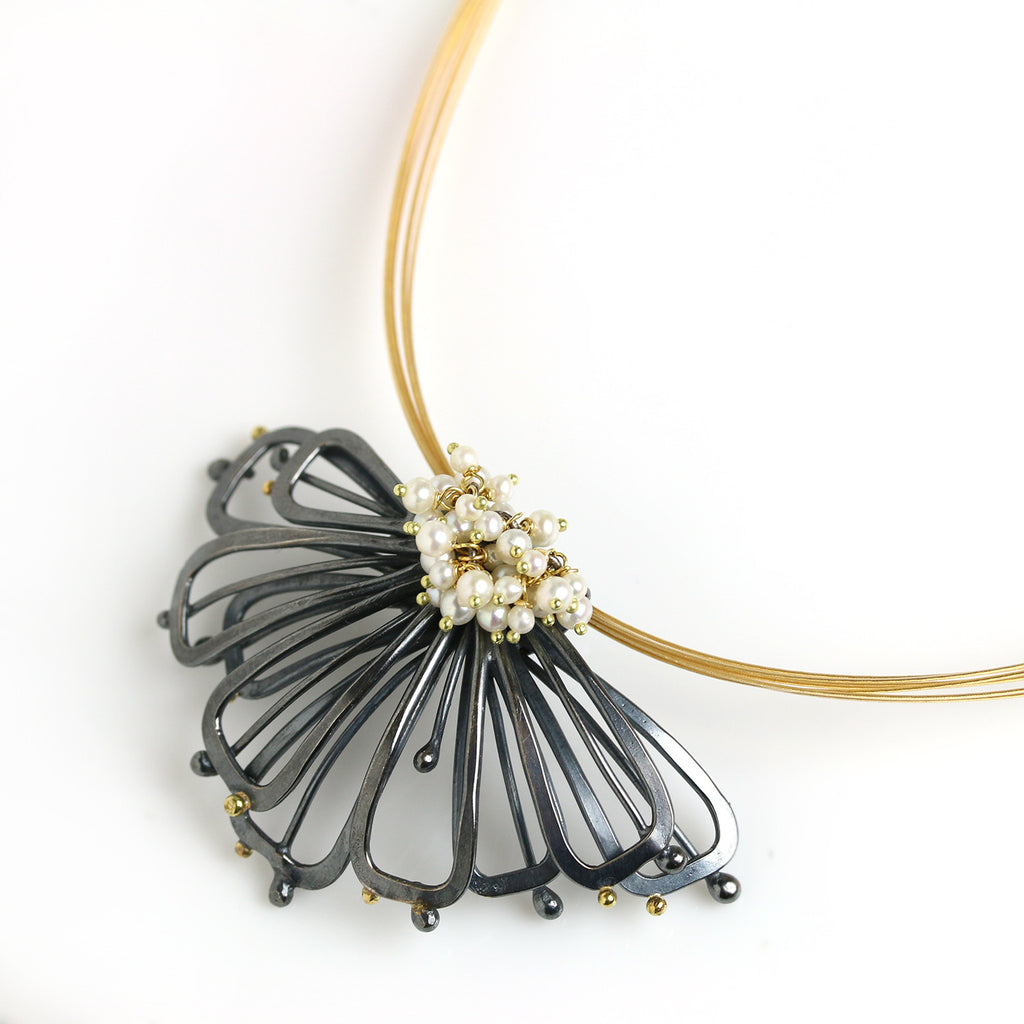 Midnight Petals and Pearl Clusters - Wendy Stauffer of Fuss Jewelry