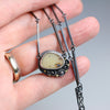Spotted Druzy with French Knots and Bar Chain - Wendy Stauffer of Fuss Jewelry