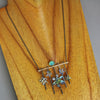 Labradorite Flower Trellis Necklace - Wendy Stauffer of Fuss Jewelry