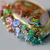 Boulder Opal Oval with Gemstone Fringe - Wendy Stauffer of Fuss Jewelry