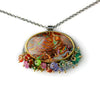 Boulder Opal Oval with Gemstone Fringe - Wendy Stauffer of Fuss Jewelry