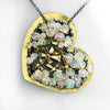 My Heart is Full of Daisies and Opals Necklace - Wendy Stauffer of Fuss Jewelry
