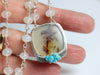 Dendritic Agate with Turquoise Clusters - Wendy Stauffer of Fuss Jewelry