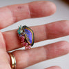 Ultra Violet Boulder Opal with Gemstone Fringe. Size 7 1/4. - Wendy Stauffer of Fuss Jewelry